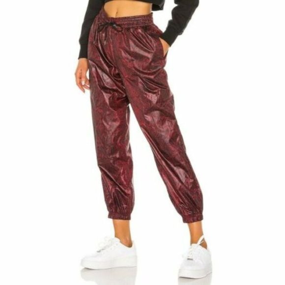 NWT $85 NIKE Women S High Rise Woven Python Snake Print Joggers Pant Sportswear - Picture 6 of 14